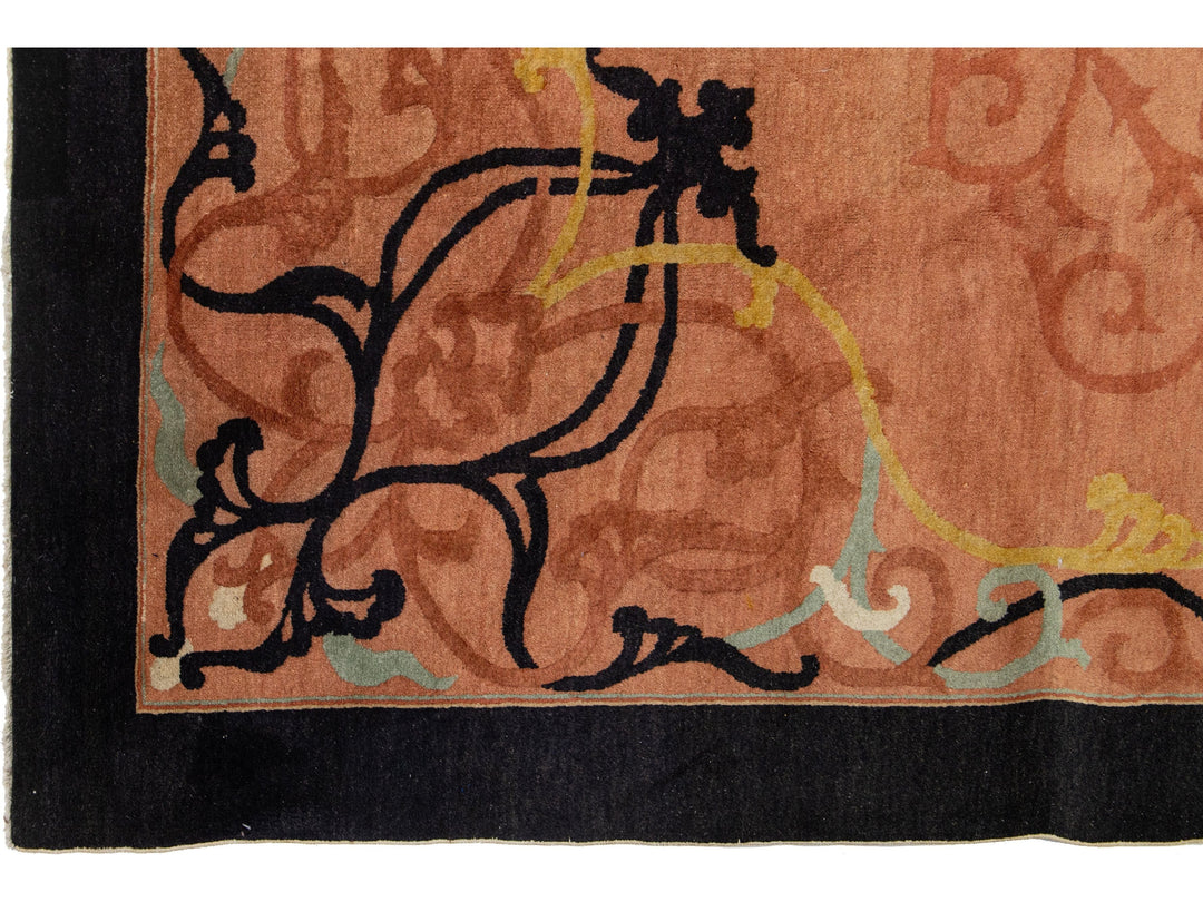 Antique Art Deco Chinese Rug 9 X 12