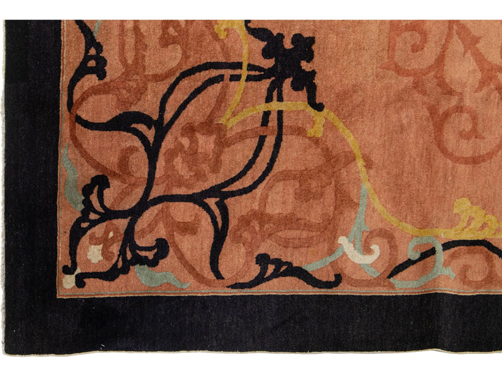 Antique Art Deco Chinese Rug 9 X 12