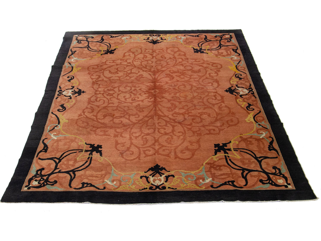 Antique Art Deco Chinese Rug 9 X 12