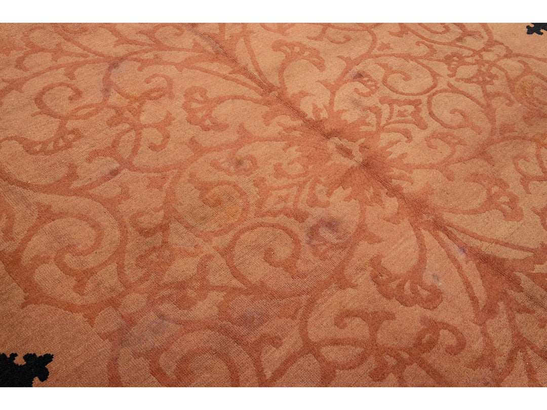 Antique Art Deco Chinese Rug 9 X 12