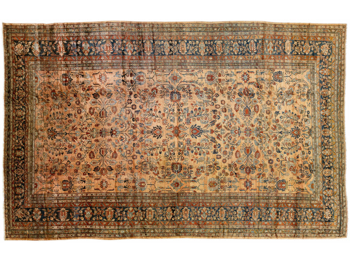 Antique Lilihan Wool Rug 13 X 21