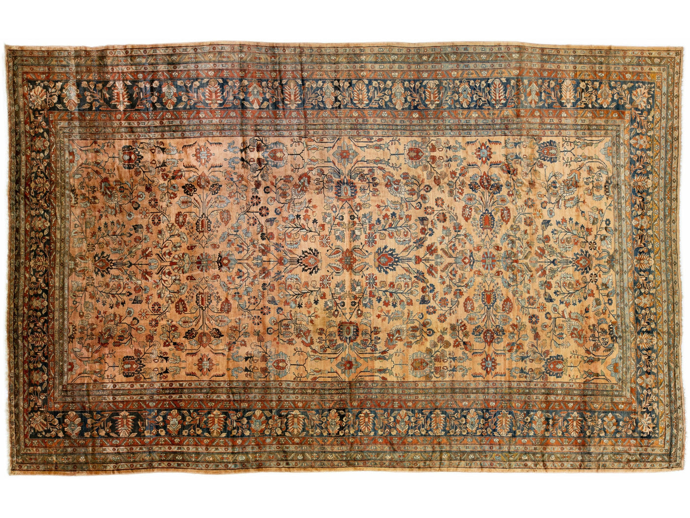 Antique Lilihan Wool Rug 13 X 21
