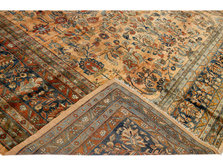 Antique Lilihan Wool Rug 13 X 21