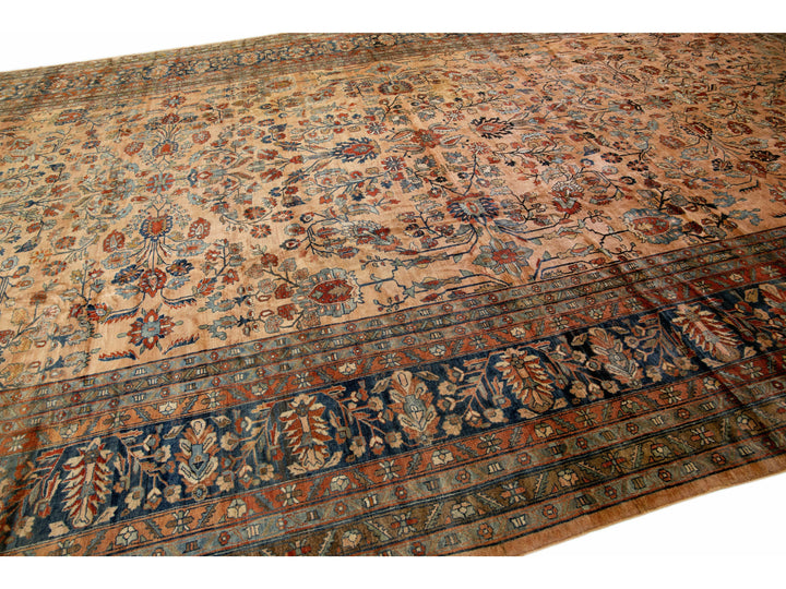 Antique Lilihan Wool Rug 13 X 21