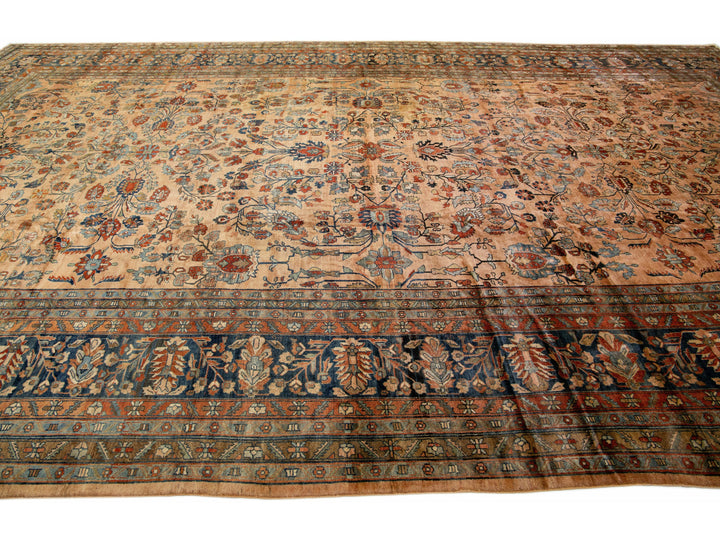 Antique Lilihan Wool Rug 13 X 21