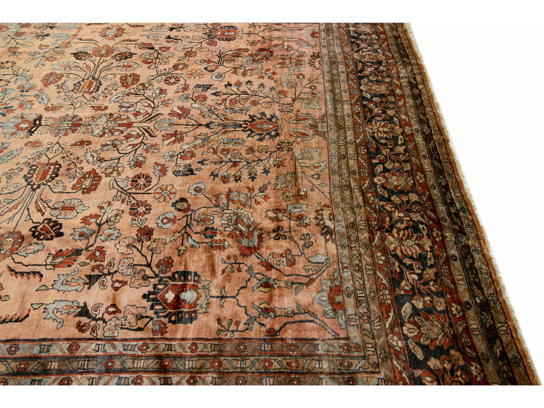 Antique Lilihan Wool Rug 13 X 21