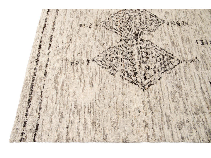 Modern Moroccan Style Wool Rug 12 X 15