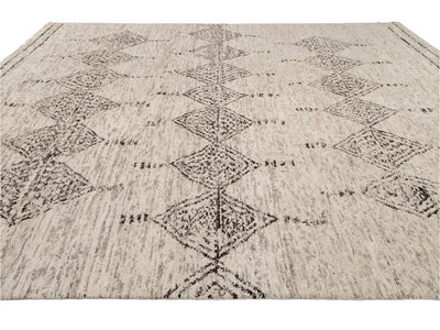 Modern Moroccan Style Wool Rug 12 X 15