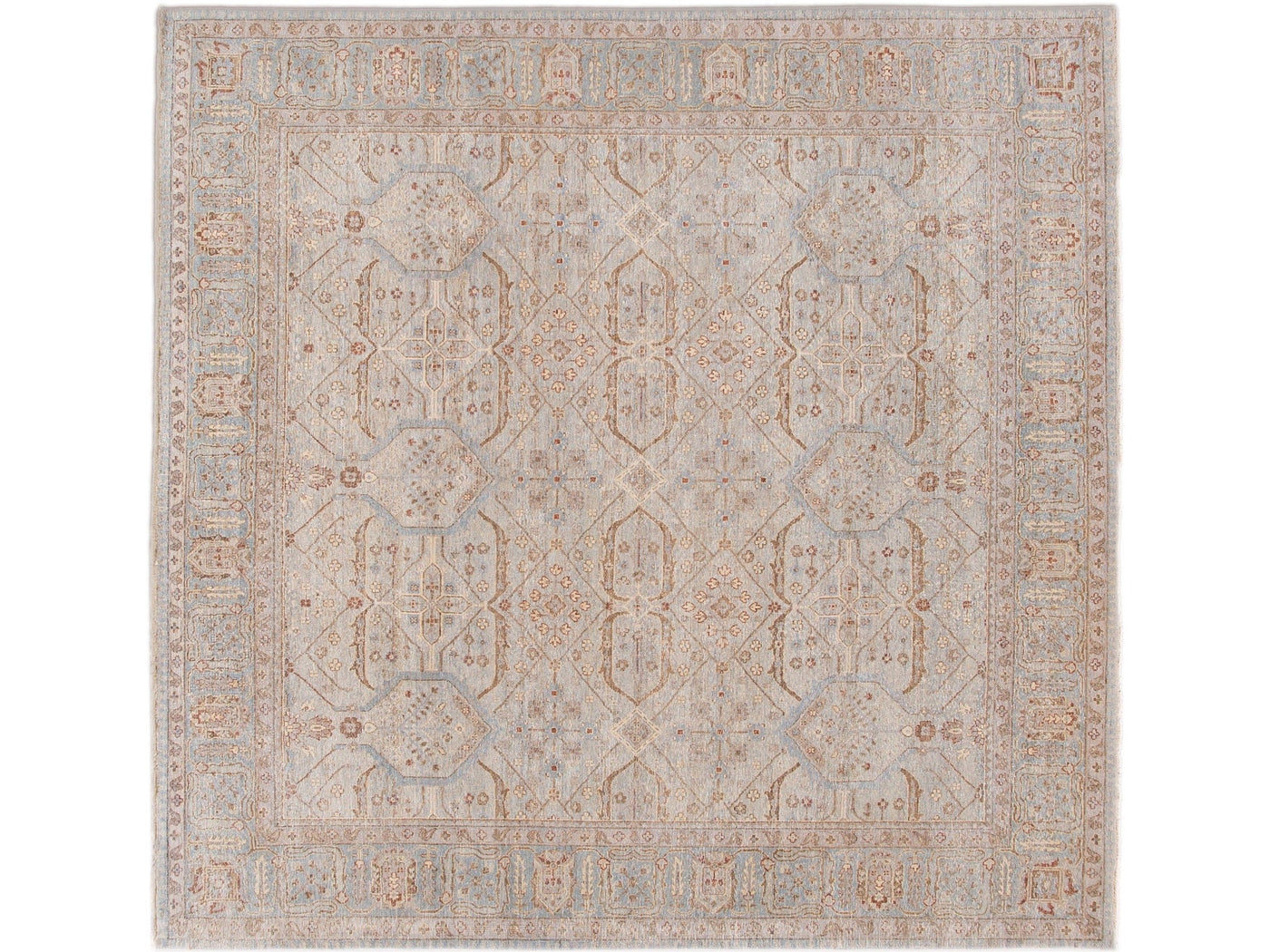 Modern Khotan Style Wool Rug 10 X 10