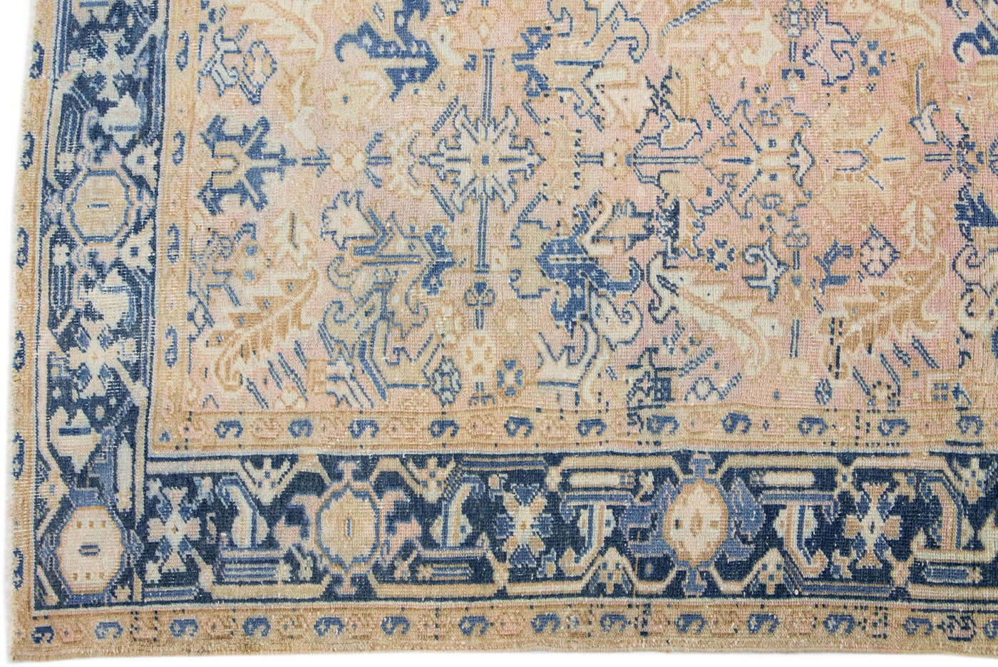 Antique Persian Heriz Wool Rug 8 X 11