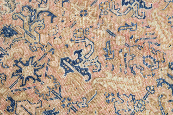 Antique Persian Heriz Wool Rug 8 X 11