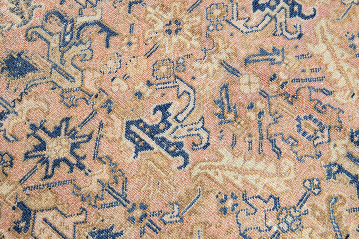 Antique Persian Heriz Wool Rug 8 X 11