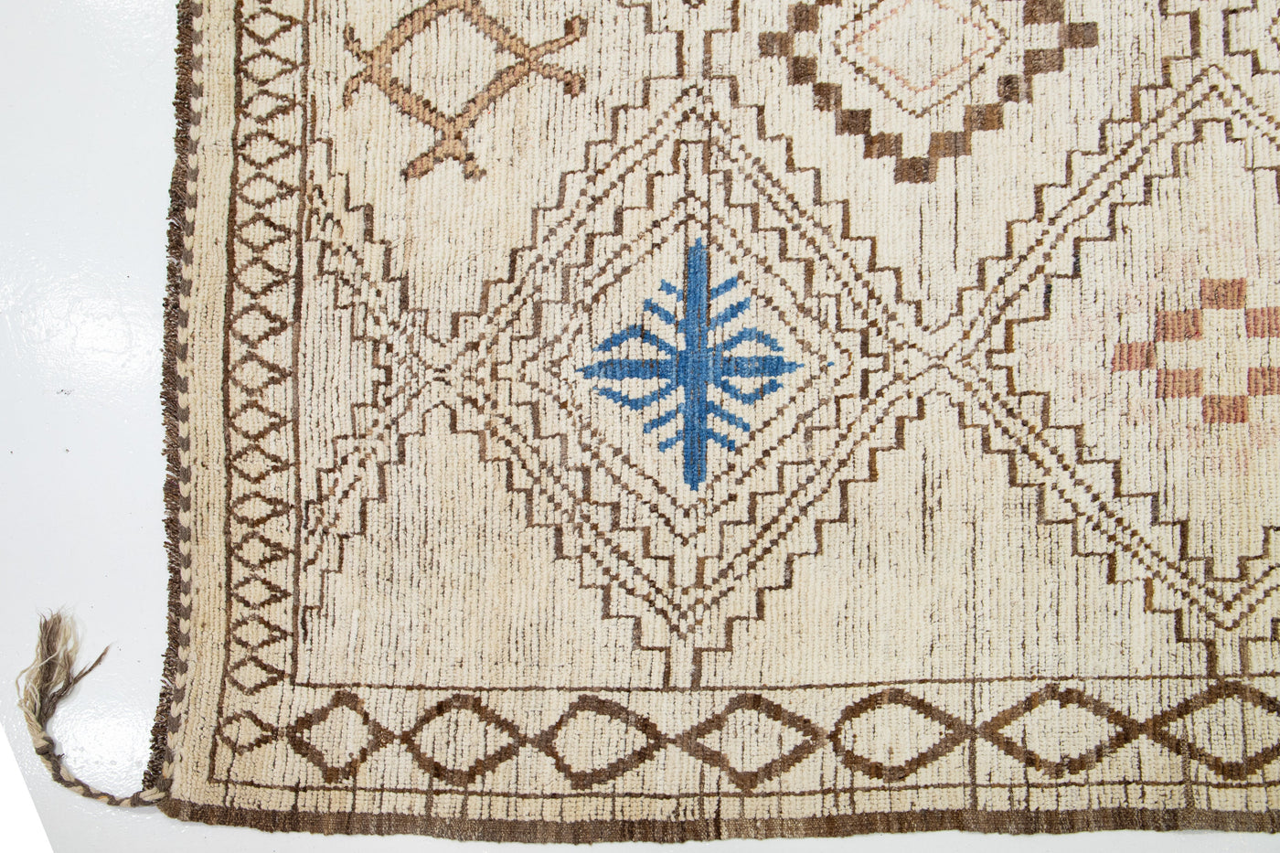 Modern Moroccan Wool Rug 13 X 15