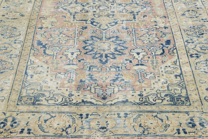 Antique Persian Heriz Wool Rug 6 X 8