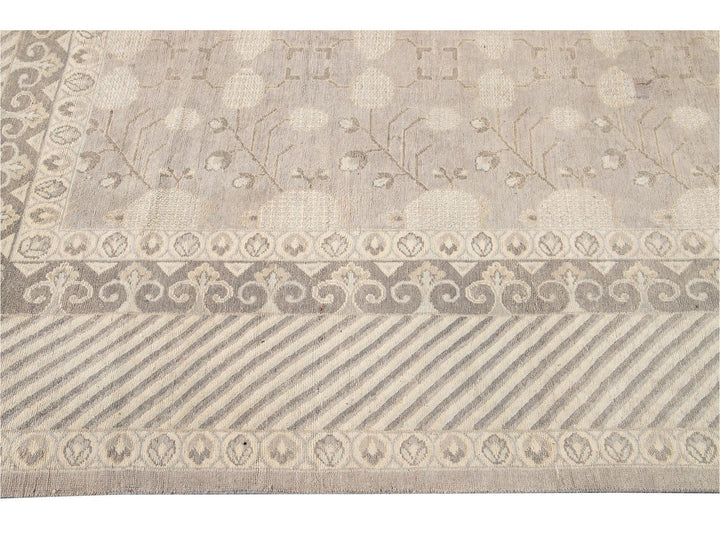 21st Century Modern Kothan-Style Oversize Wool Rug 13' x 16'