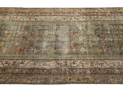 Antique Malayer Wool Runner 3 X 16