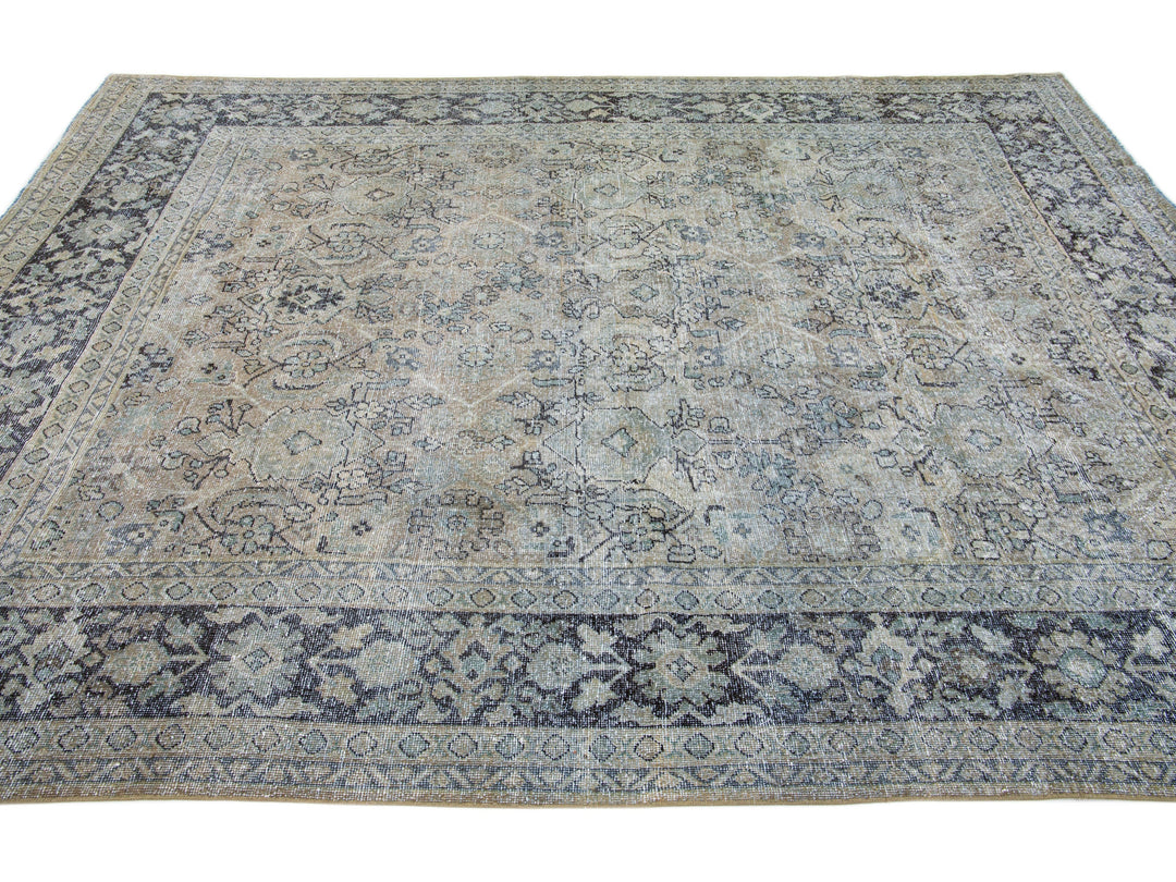 Antique Tabriz Wool Rug 8 X 11