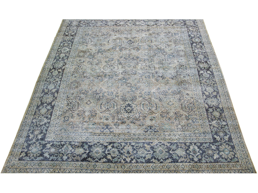Antique Tabriz Wool Rug 8 X 11
