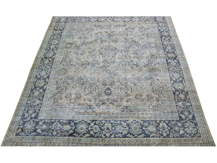 Antique Tabriz Wool Rug 8 X 11