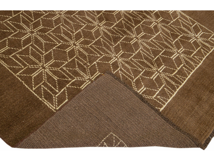 Modern Moroccan Wool Rug 7 X 10