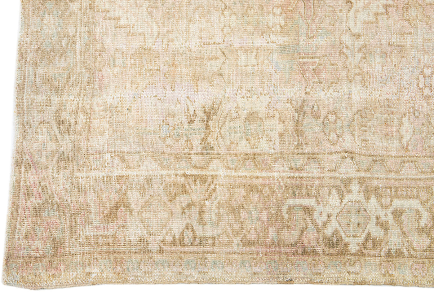 Antique Persian Heriz Wool Rug 8 X 9