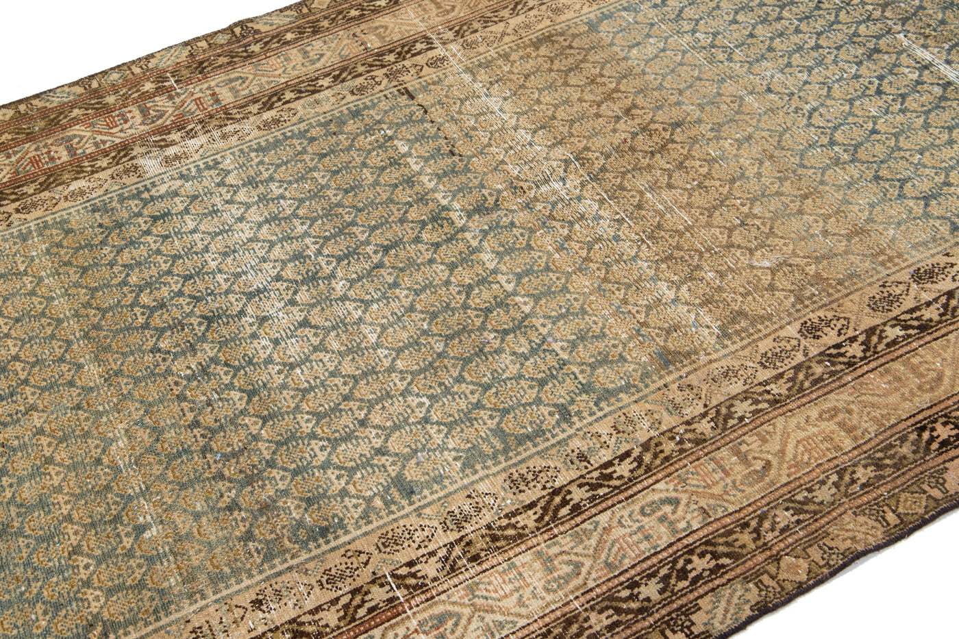 Antique Malayer Wool Runner 5 X 11