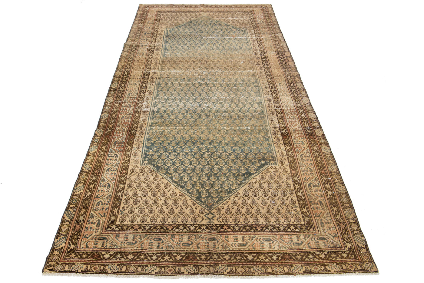 Antique Malayer Wool Runner 5 X 11