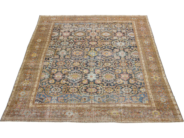 Antique Mahal Wool Rug 10 X 13