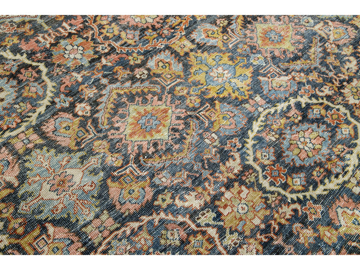 Antique Mahal Wool Rug 10 X 13