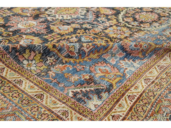 Antique Mahal Wool Rug 10 X 13