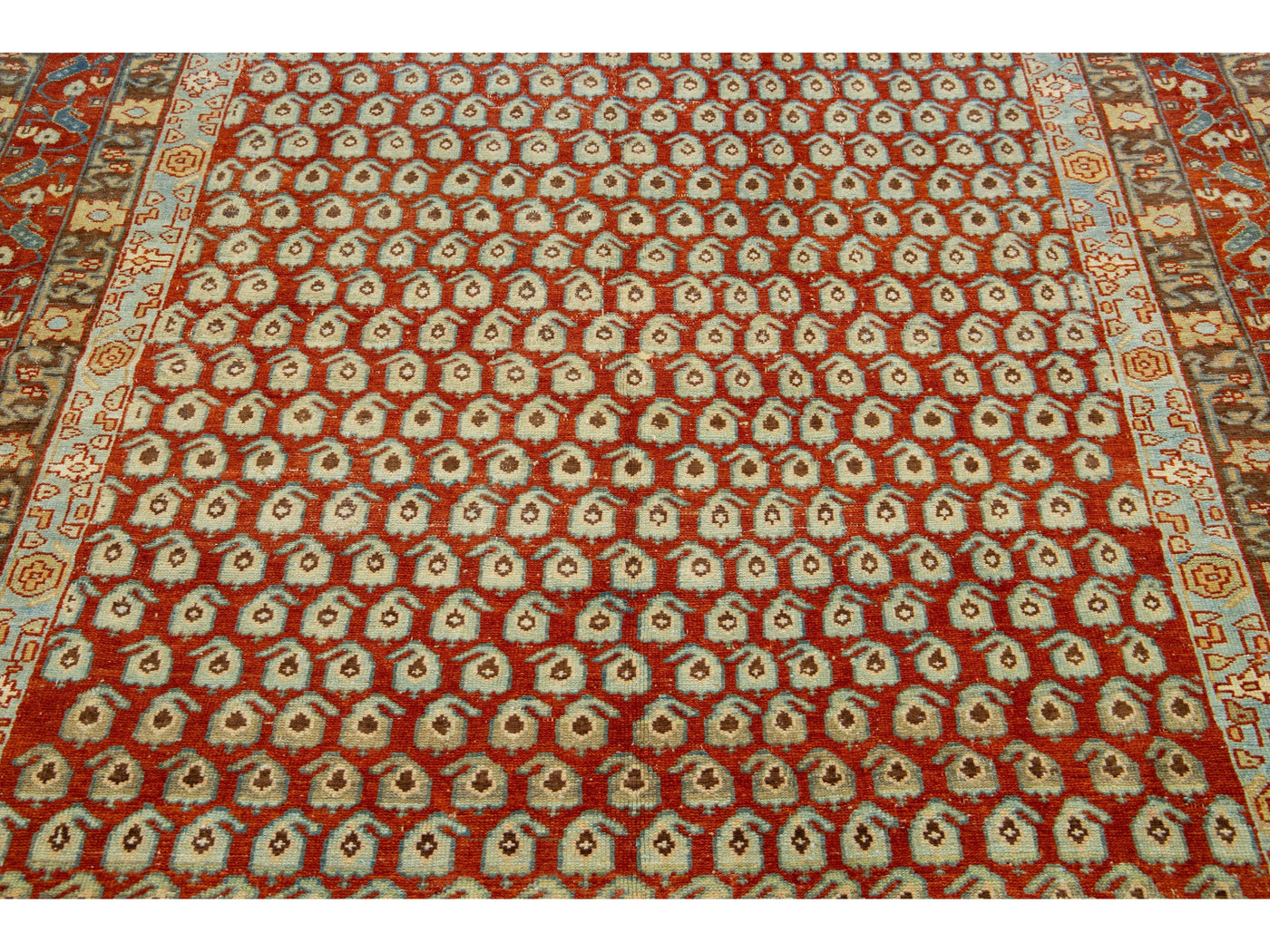 Antique Hamadan Wool Rug 6 X 10