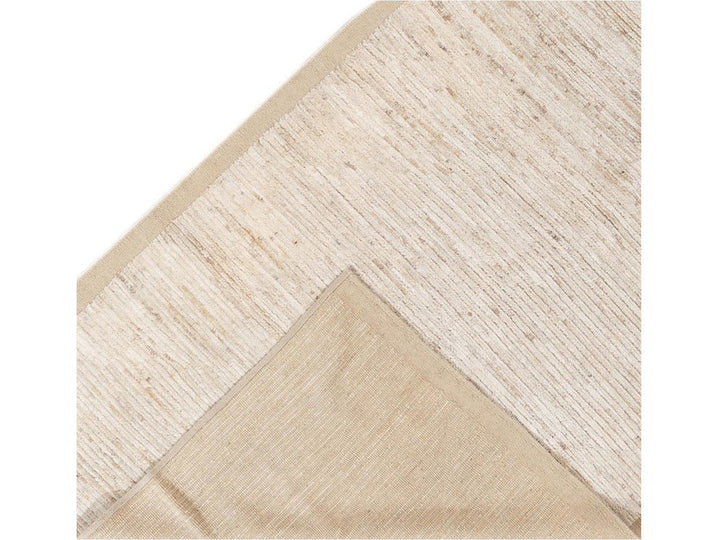 Modern Moroccan-Style Wool Rug 5 X 10