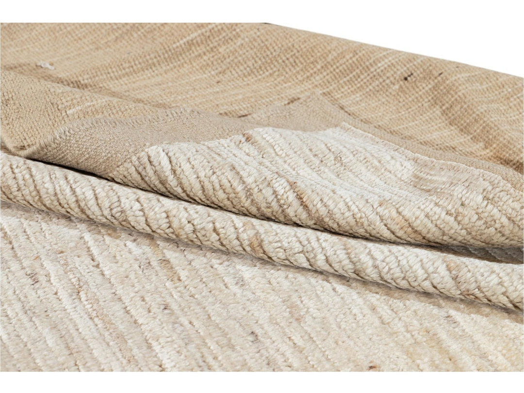 Modern Moroccan-Style Wool Rug 5 X 10
