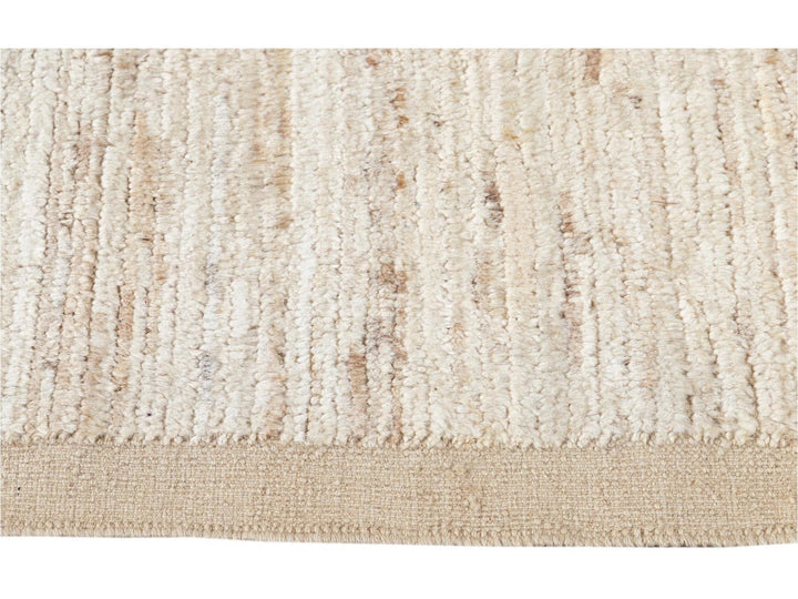 Modern Moroccan-Style Wool Rug 5 X 10