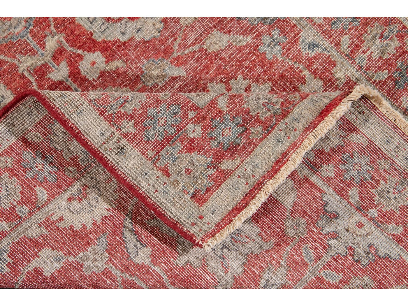 Modern Indian Artisan Wool Runner 3 X 19