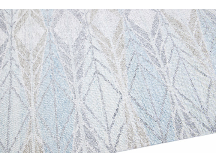 Modern Swedish Wool Rug 10 X 14