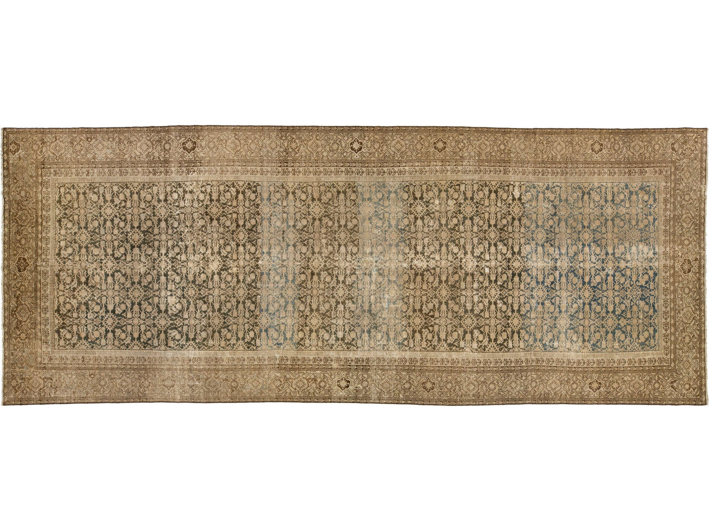 Antique Malayer Wool Runner 6 X 16