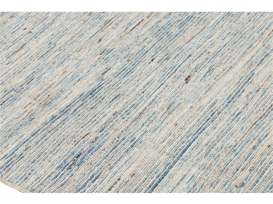 Modern Moroccan-Style Wool Rug 7 X 10