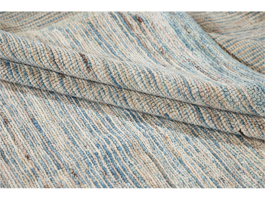 Modern Moroccan-Style Wool Rug 7 X 10
