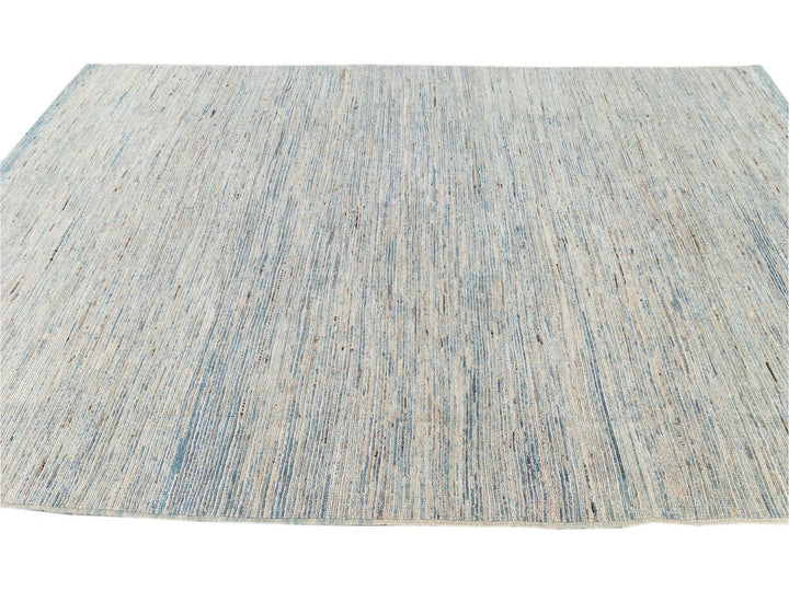 Modern Moroccan-Style Wool Rug 7 X 10