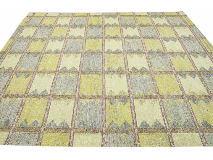 Modern Scandinavian Wool Rug 8 X 10