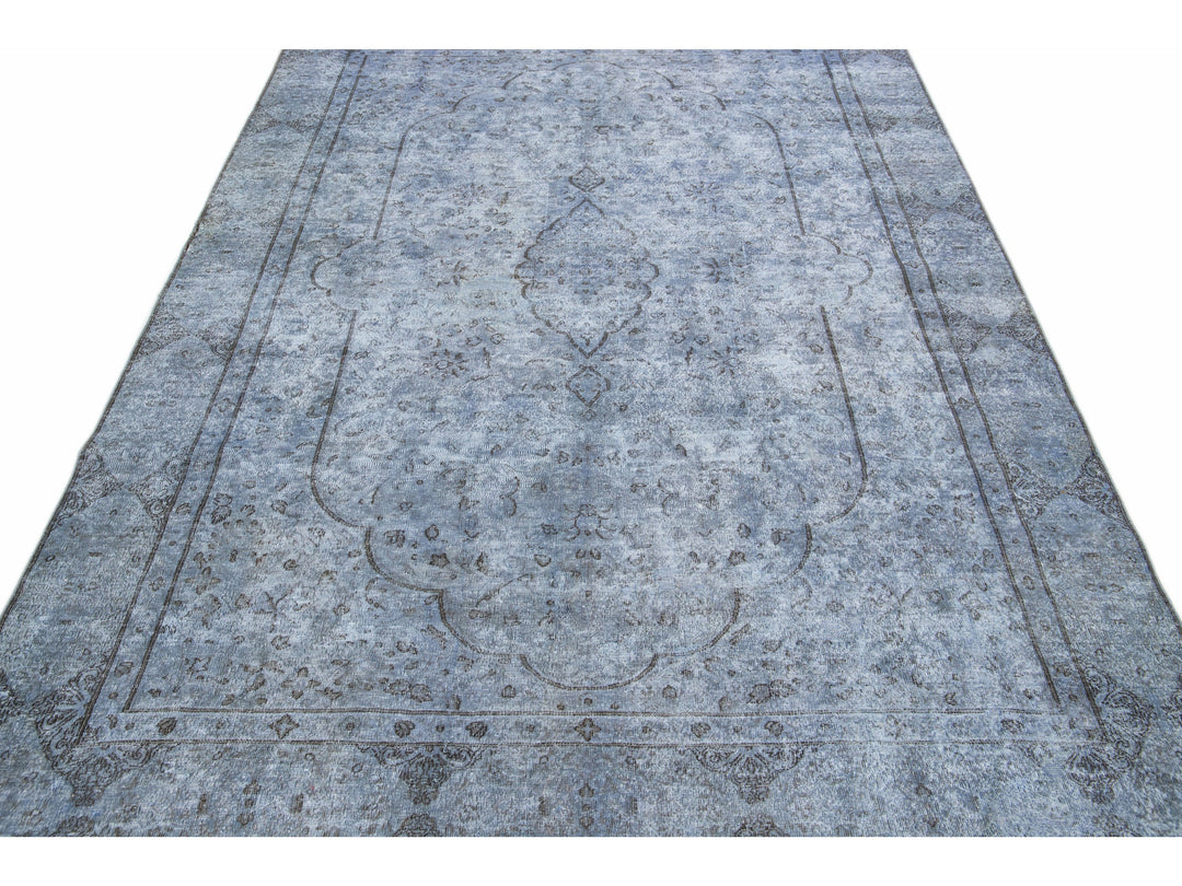 Vintage Overdyed Wool Rug 6 X 9