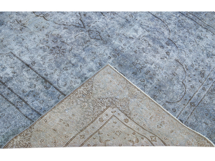 Vintage Overdyed Wool Rug 6 X 9