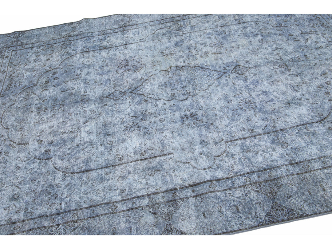 Vintage Overdyed Wool Rug 6 X 9
