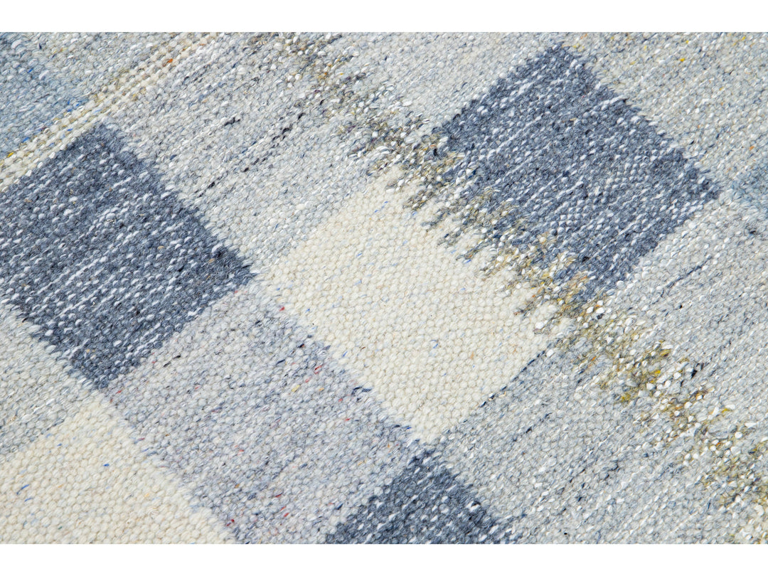 Modern Scandinavian Wool Rug 6 X 9