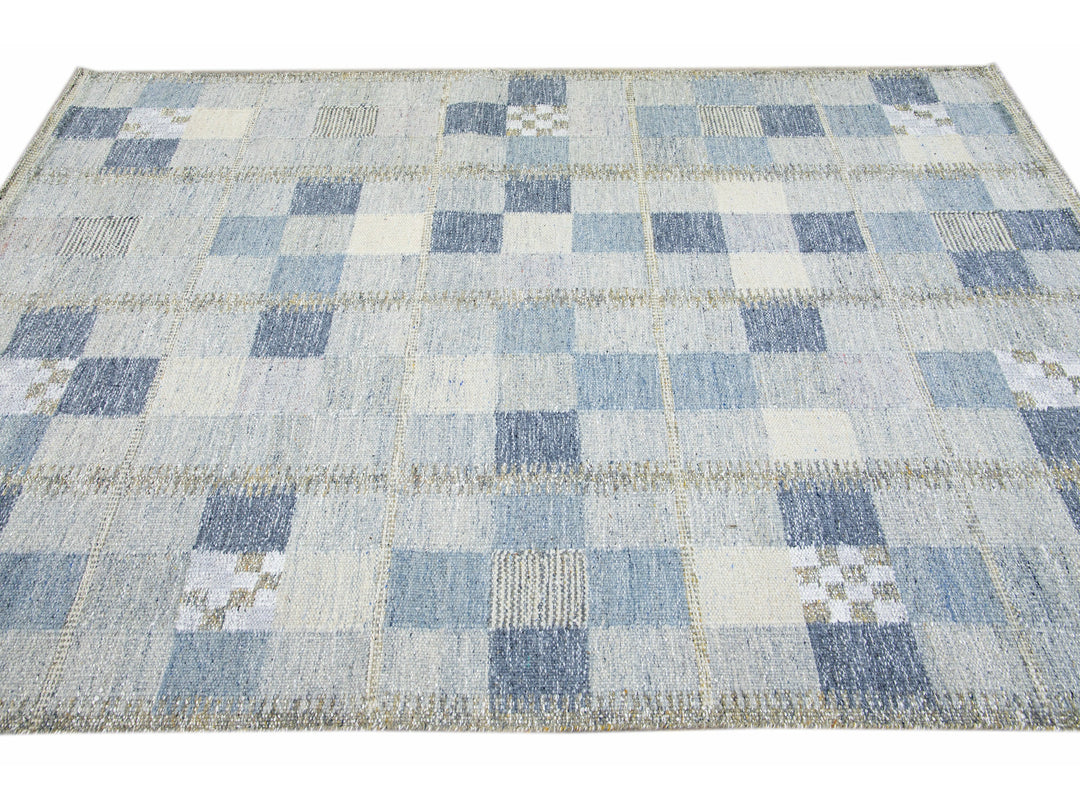 Modern Scandinavian Wool Rug 6 X 9