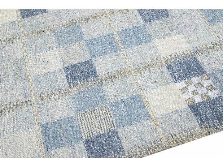 Modern Scandinavian Wool Rug 6 X 9