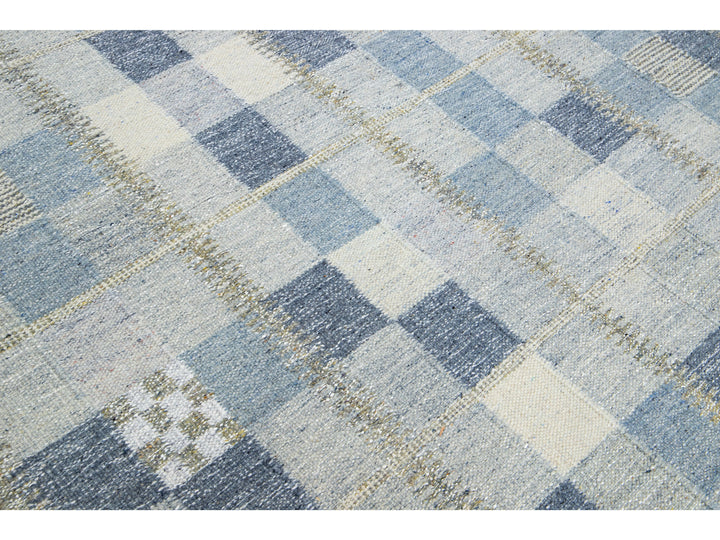Modern Scandinavian Wool Rug 6 X 9