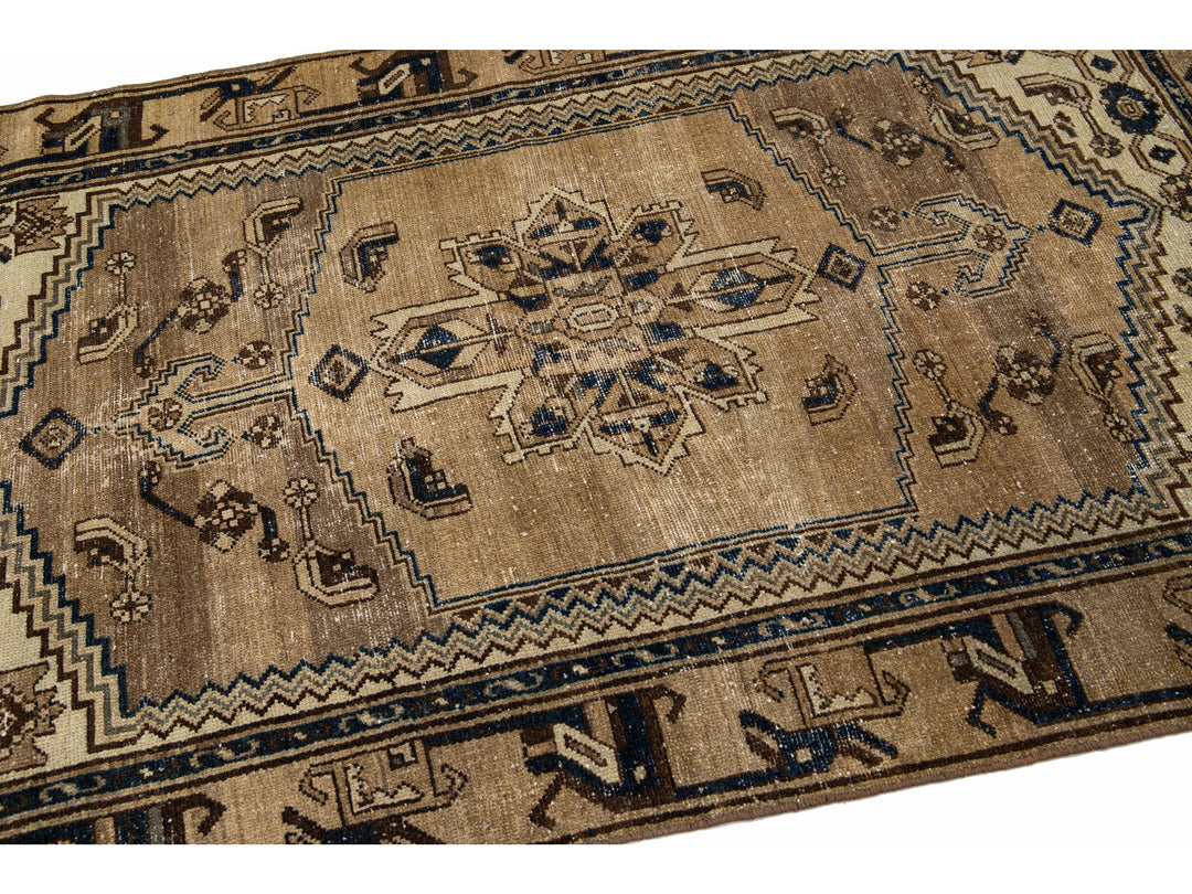 Vintage Distressed Wool Rug 4 X 7