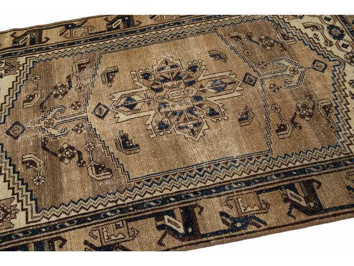 Vintage Distressed Wool Rug 4 X 7